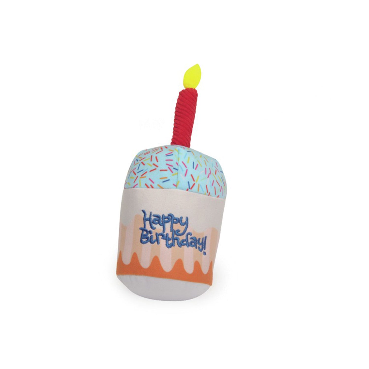 Camon Gioco per cani - cupcake "Happy Birthday" in poliestere con squeaker